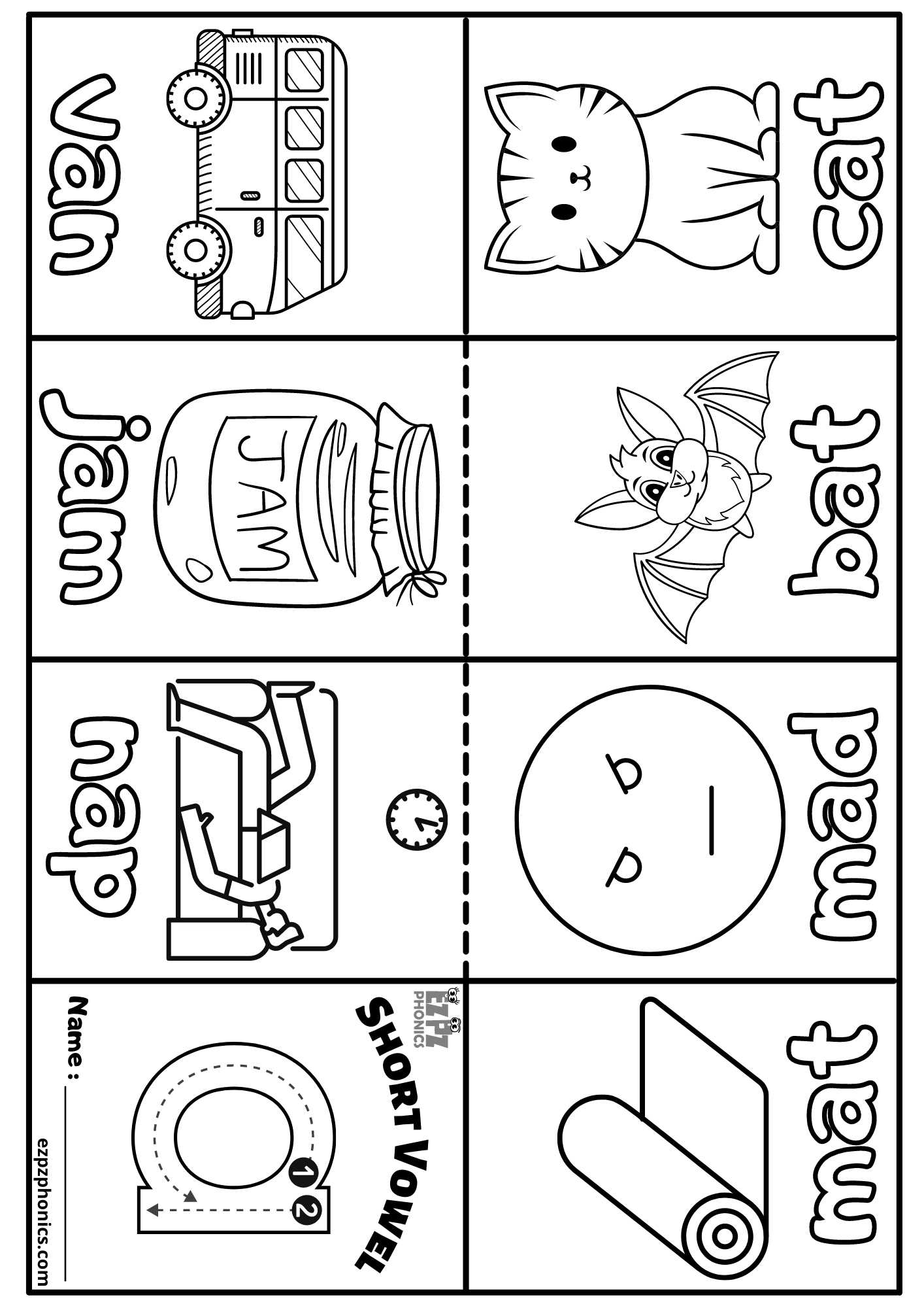 Short Vowel Books Free Printable - FREE Printables